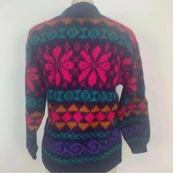 Vintage Mohair Blend Milano Design  Group Sweater - Picture 5 of 8